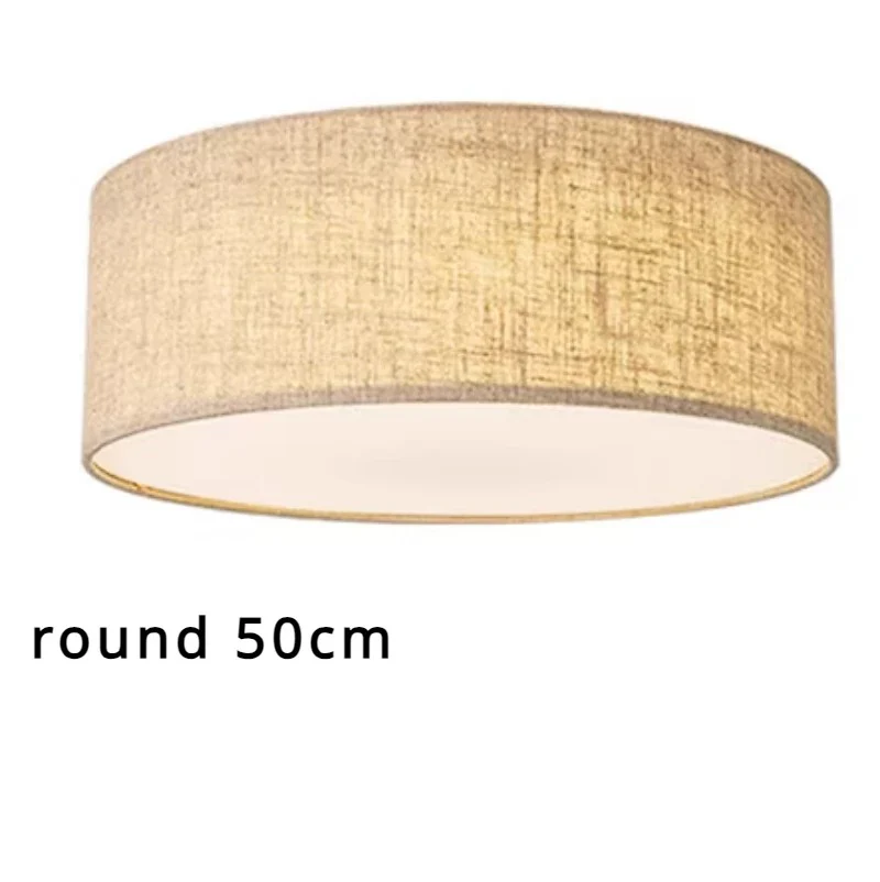 Minimalist Fabric Drum Ceiling Light - Image 8