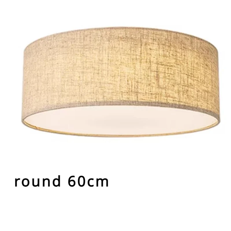 Minimalist Fabric Drum Ceiling Light - Image 9