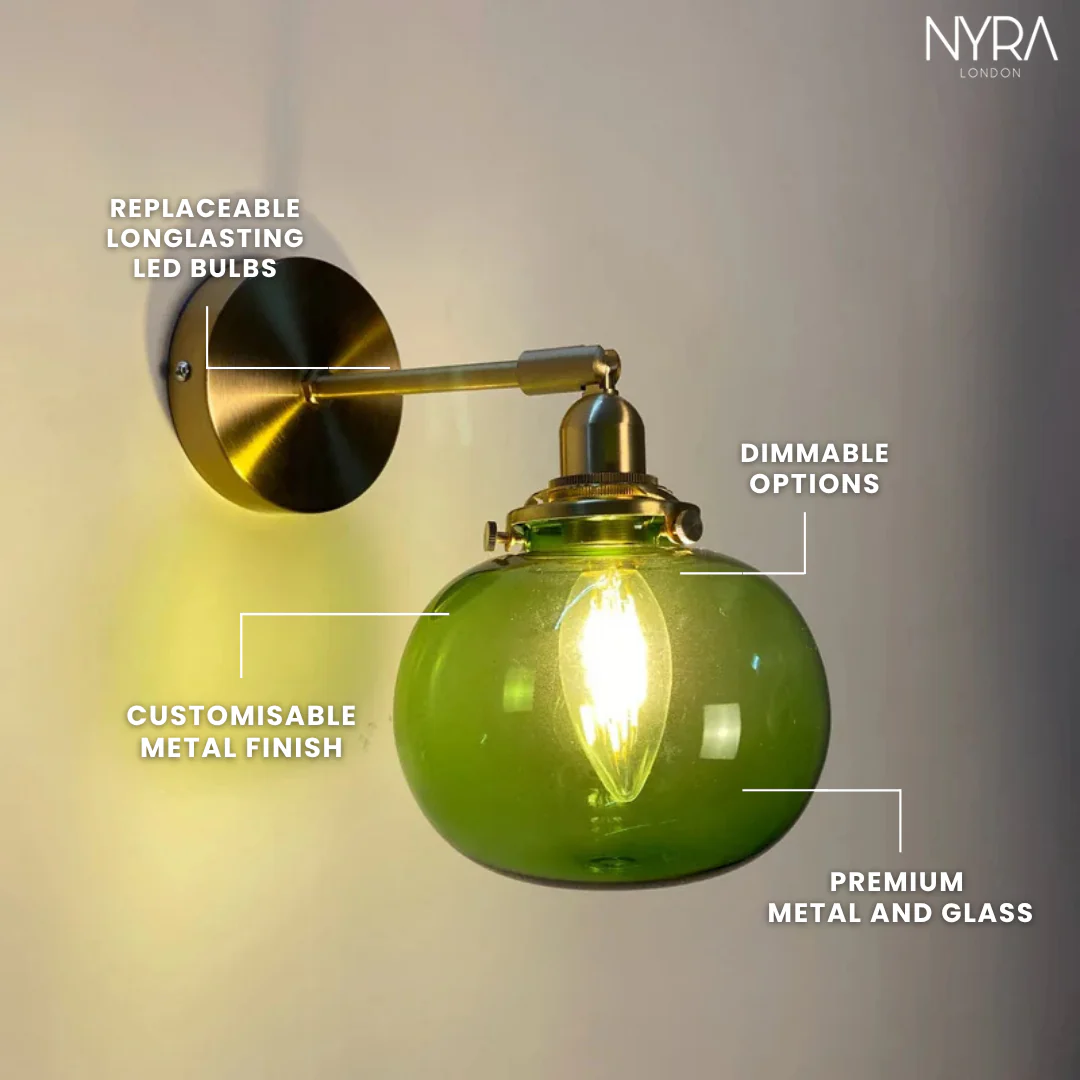 Orla Glass Wall Lamp - Image 6