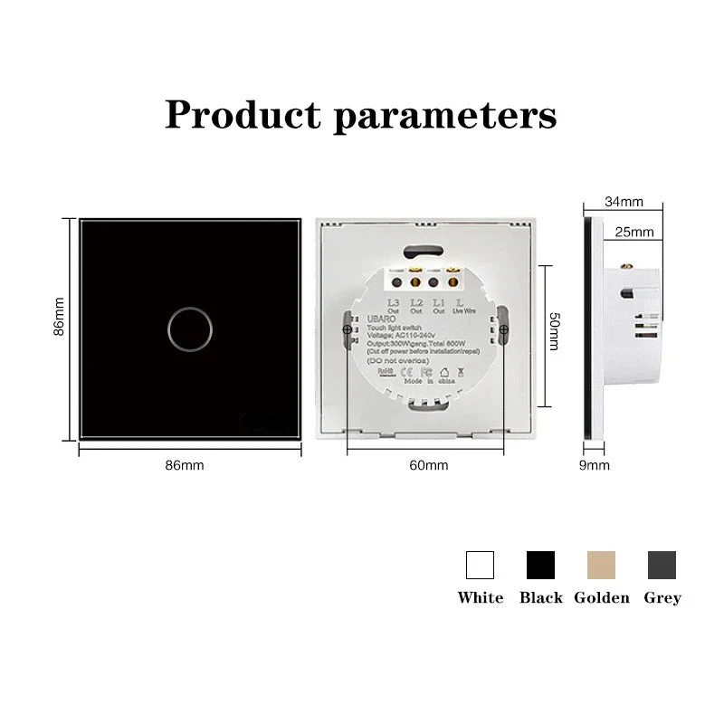 NYRA Touch Control Light Switch - Image 21