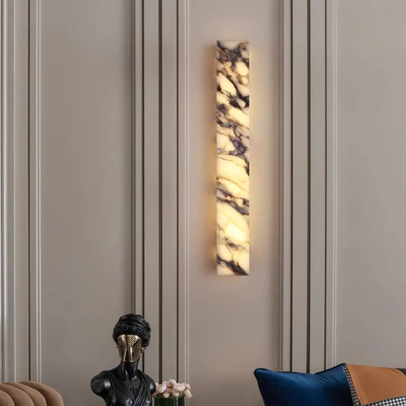 Mira Marble Minimalist Wall Light - Image 12