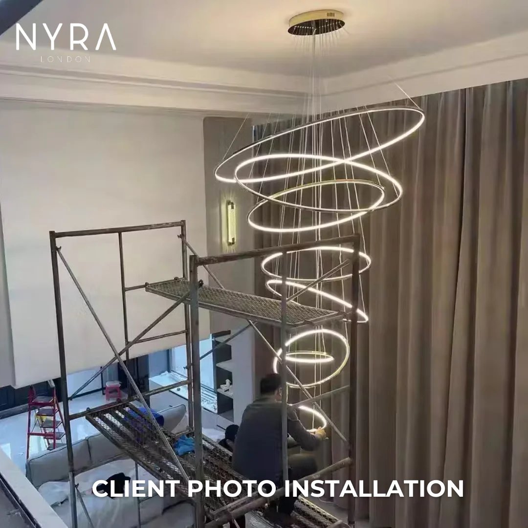 Mia Ring Chandelier - Image 12
