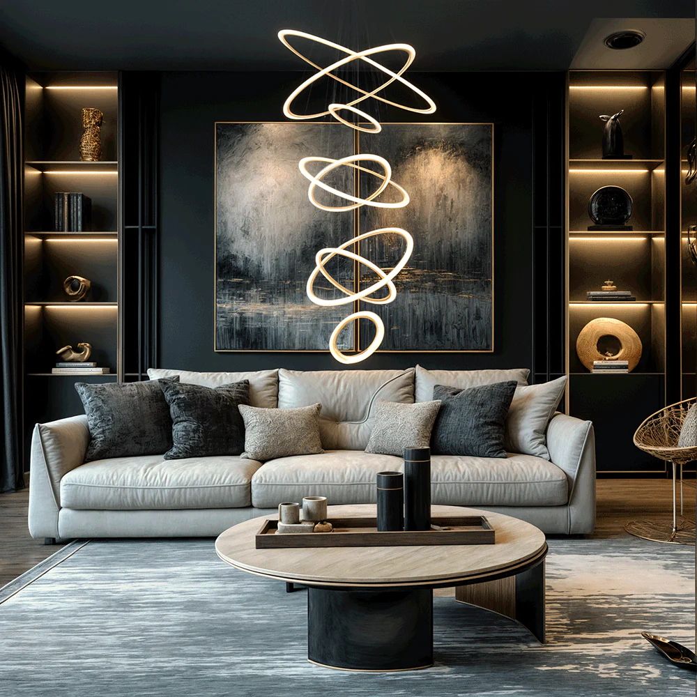 Mia Ring Chandelier - Image 13