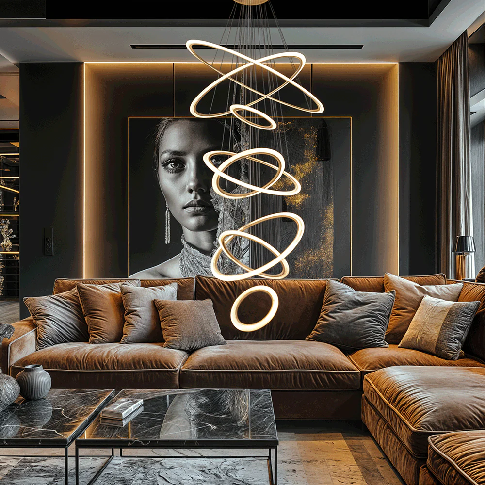 Mia Ring Chandelier - Image 25