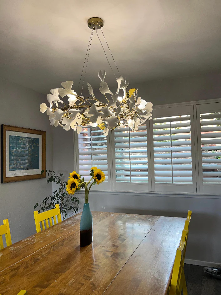 Ceramic Petal Chandelier - Image 11