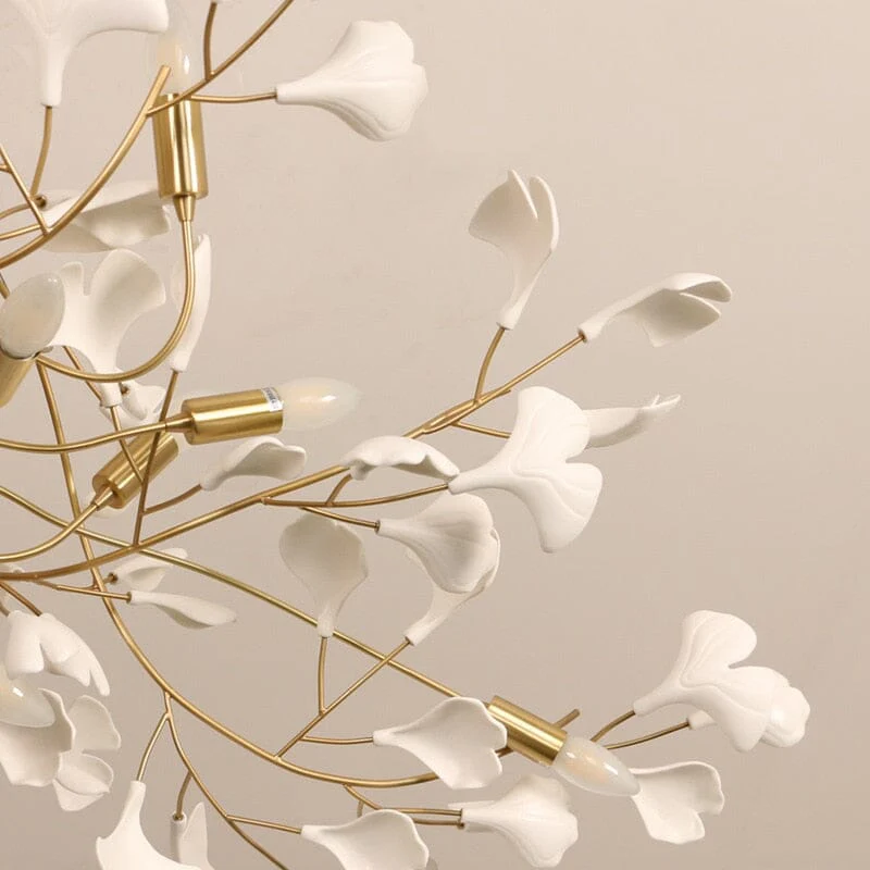 Ceramic Petal Chandelier - Image 12