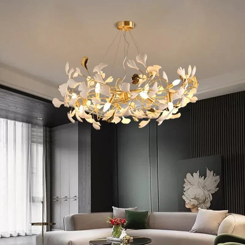 Ceramic Petal Chandelier - Image 15