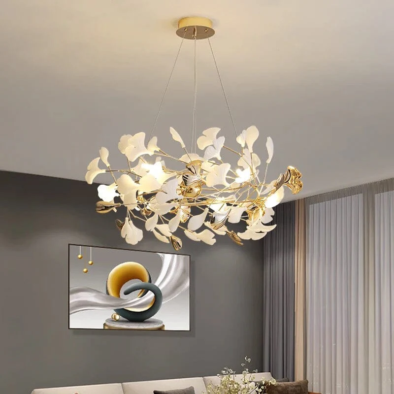 Ceramic Petal Chandelier - Image 20
