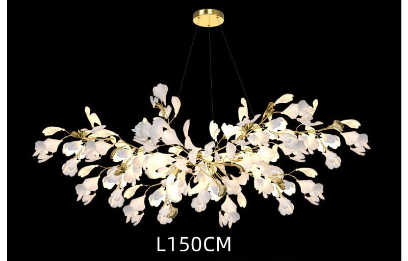 Ceramic Petal Chandelier - Image 22