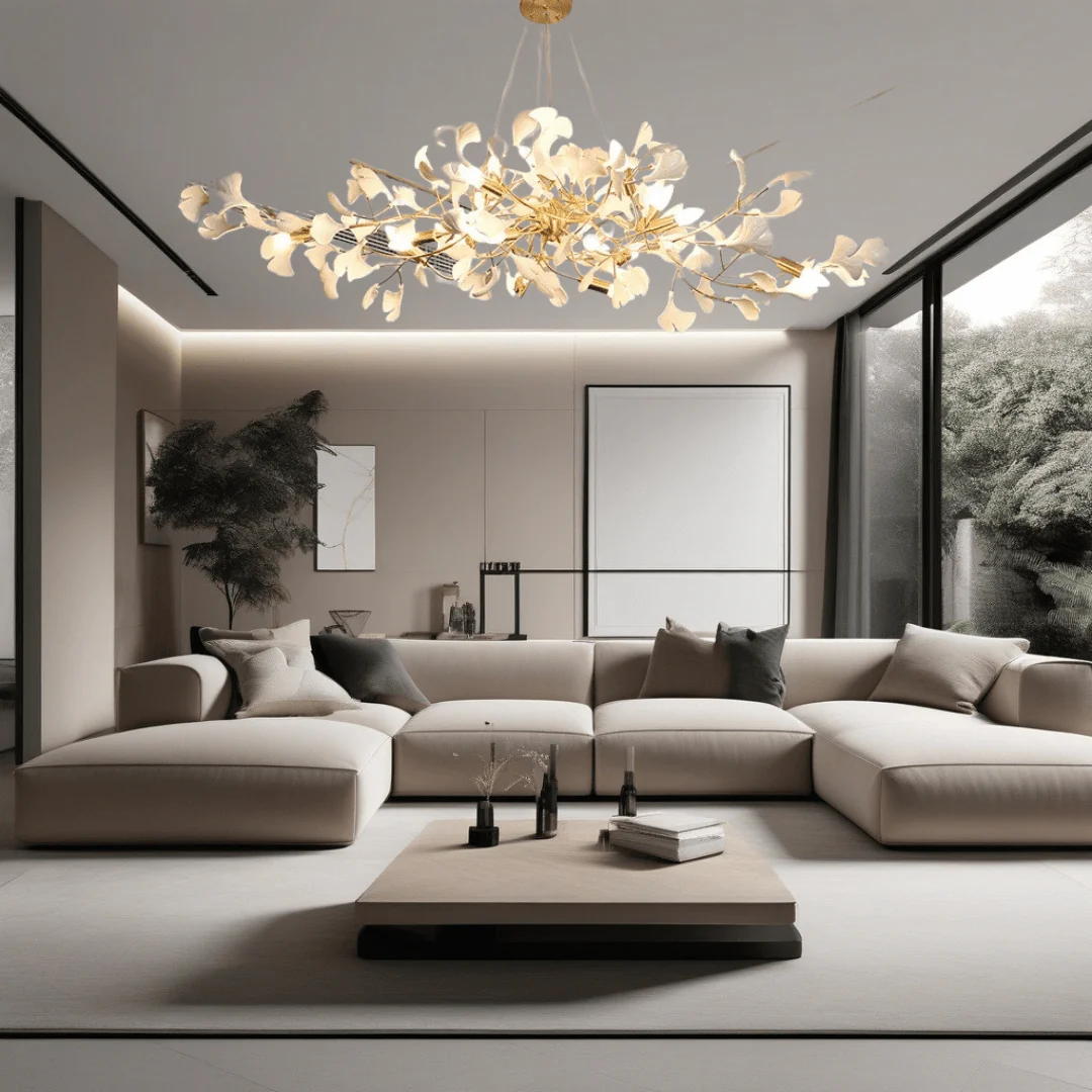 Ceramic Petal Chandelier - Image 4