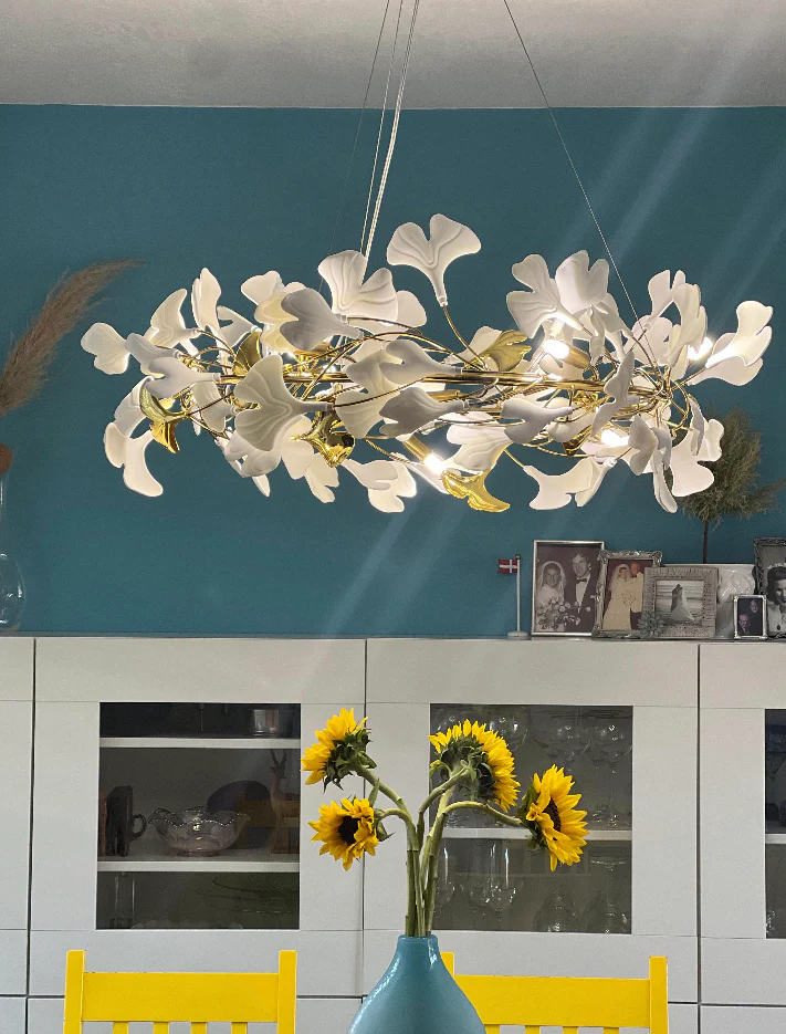 Ceramic Petal Chandelier - Image 7