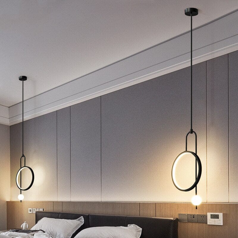 Modern Gold Ring Pendant Light - Image 7
