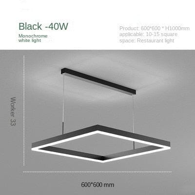 Square pendant chandelier - Image 10