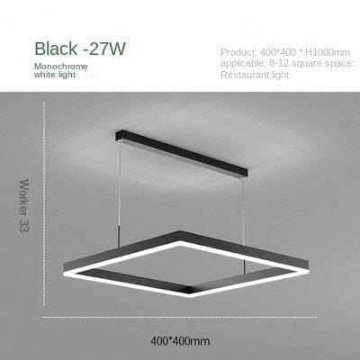 Square pendant chandelier - Image 11