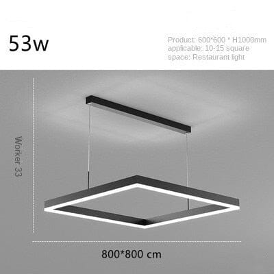Square pendant chandelier - Image 9