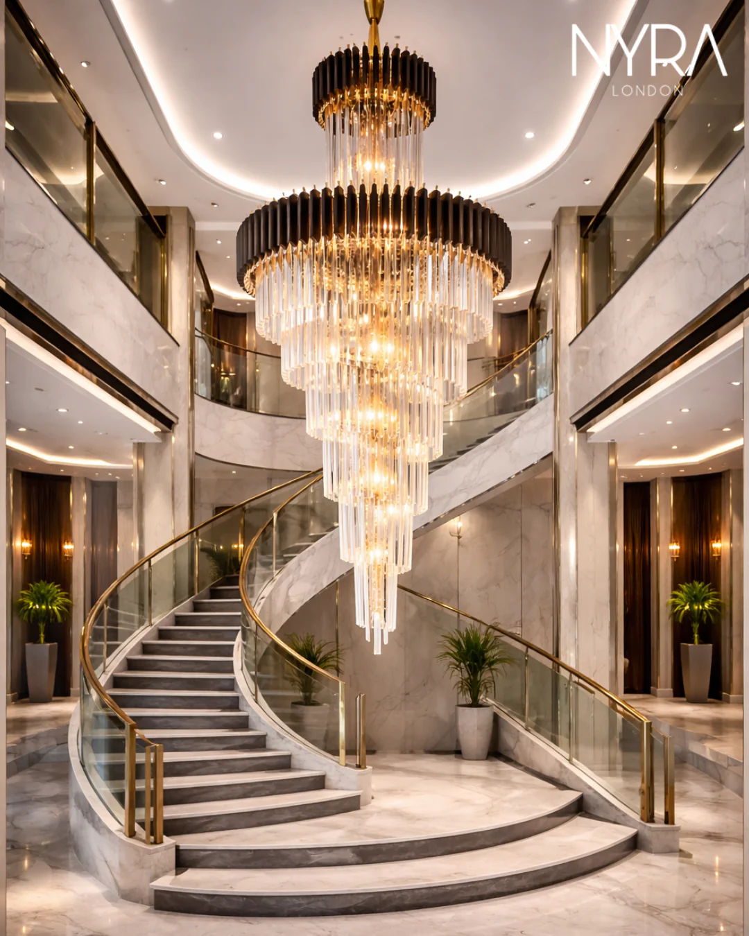 Safa Spiral Chandelier