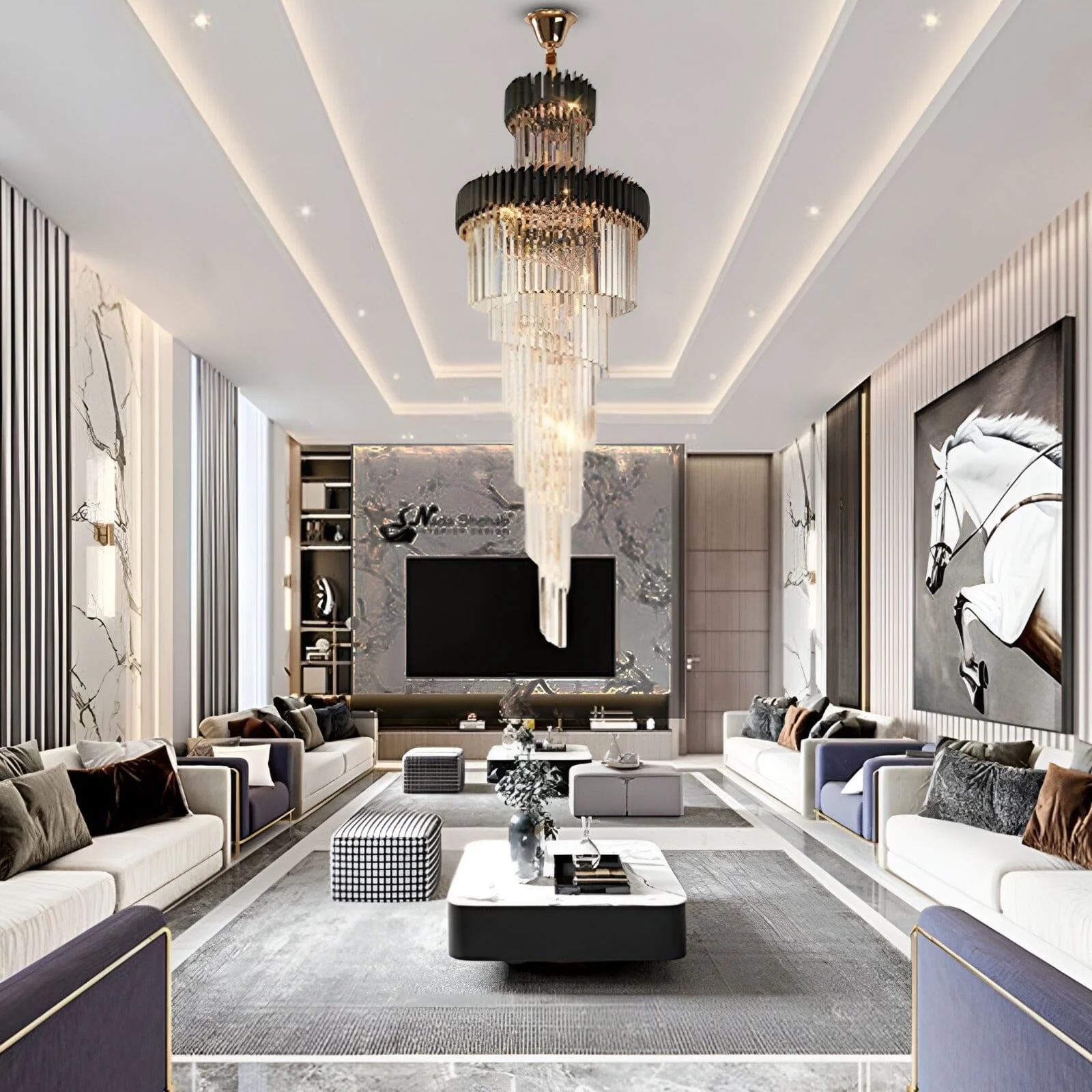 Safa Spiral Chandelier - Image 13