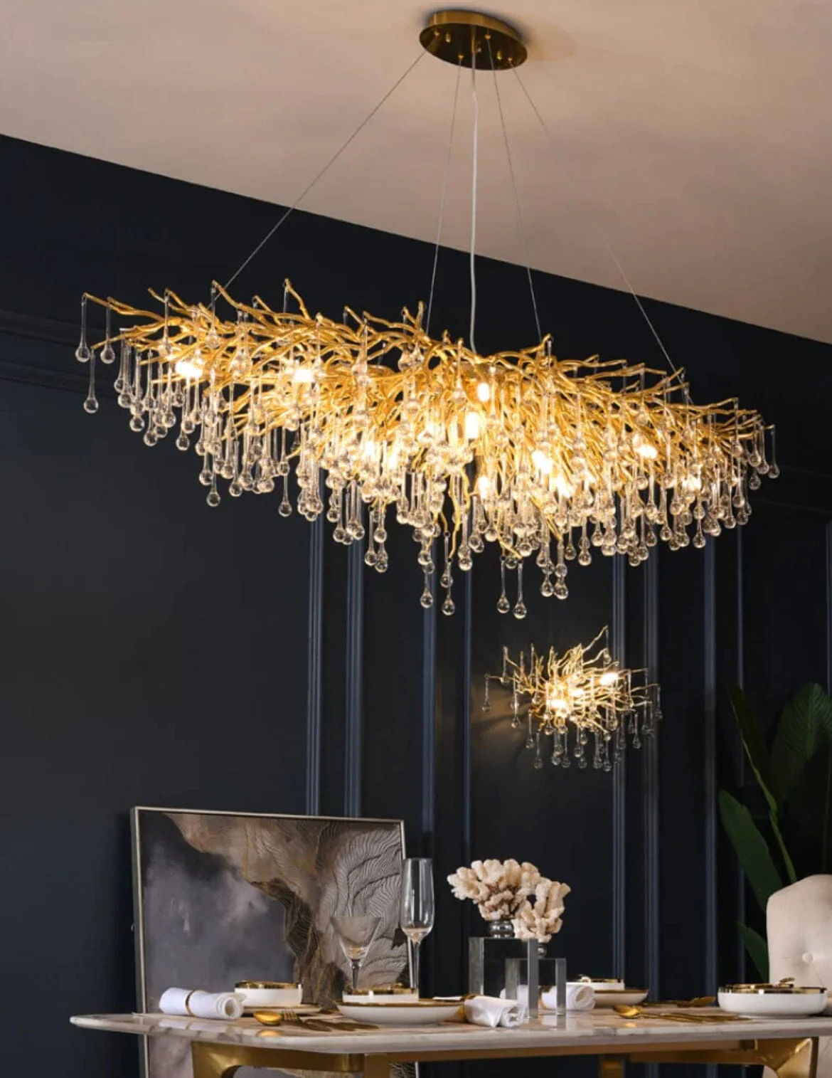 NYRA Waterdrop Customisable Chandelier - Image 21
