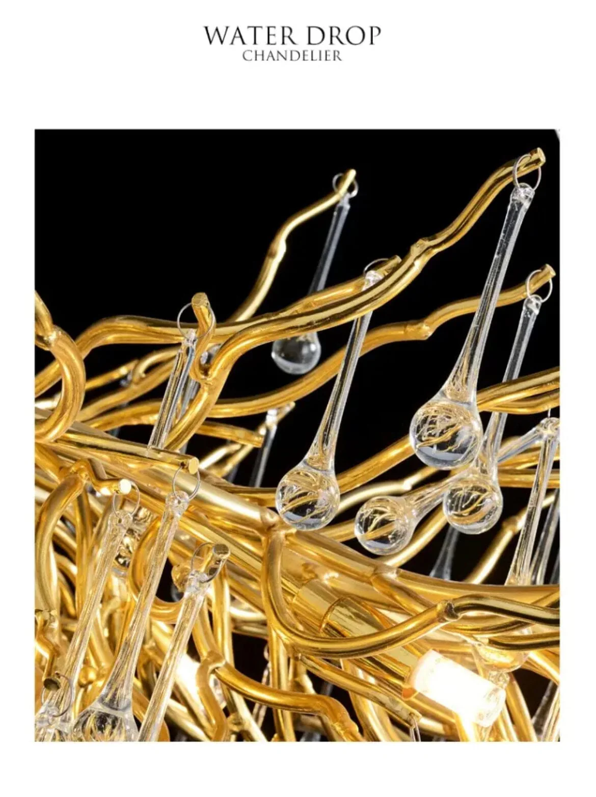 NYRA Waterdrop Customisable Chandelier - Image 24