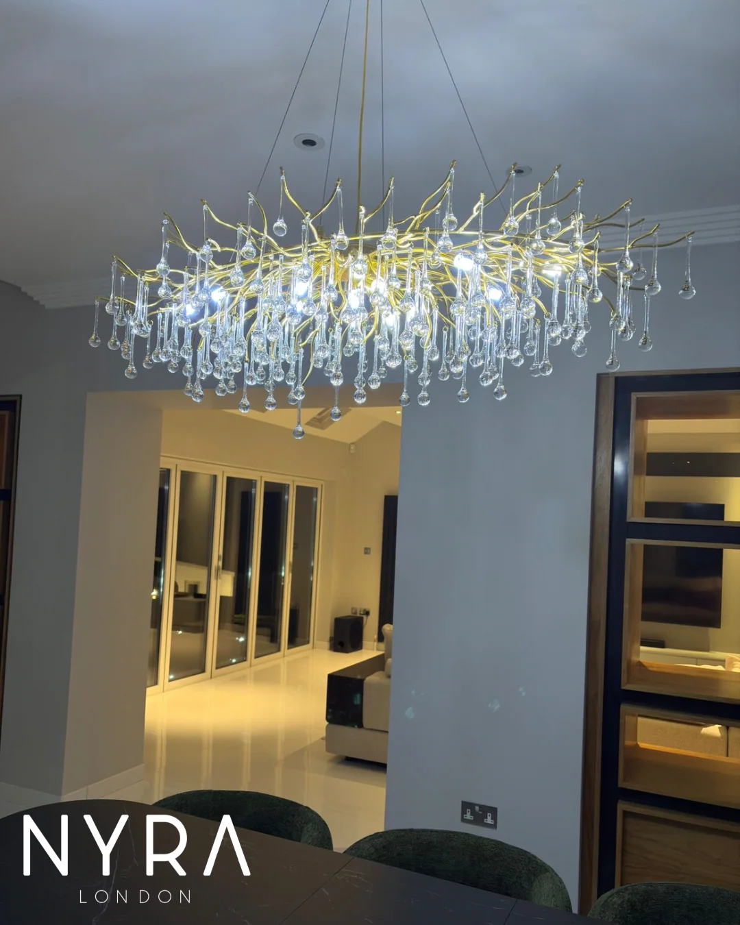 NYRA Waterdrop Customisable Chandelier - Image 3