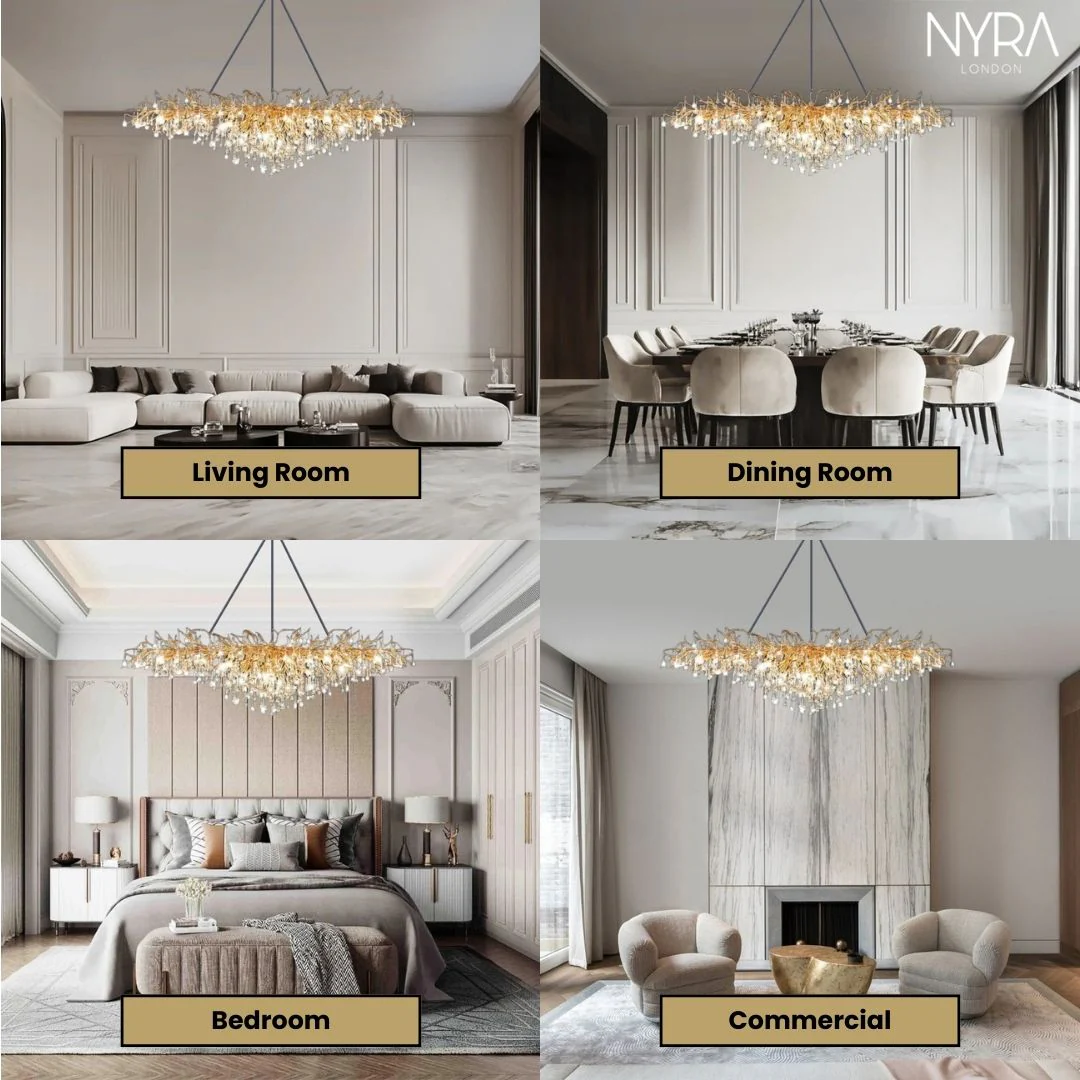 NYRA Waterdrop Customisable Chandelier - Image 6