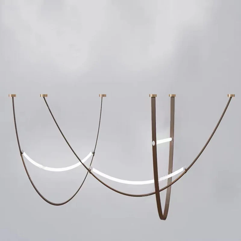 Modern Nordic Belt Chandelier - Image 15