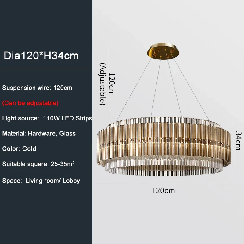 Mia Glass Chandelier - Image 16