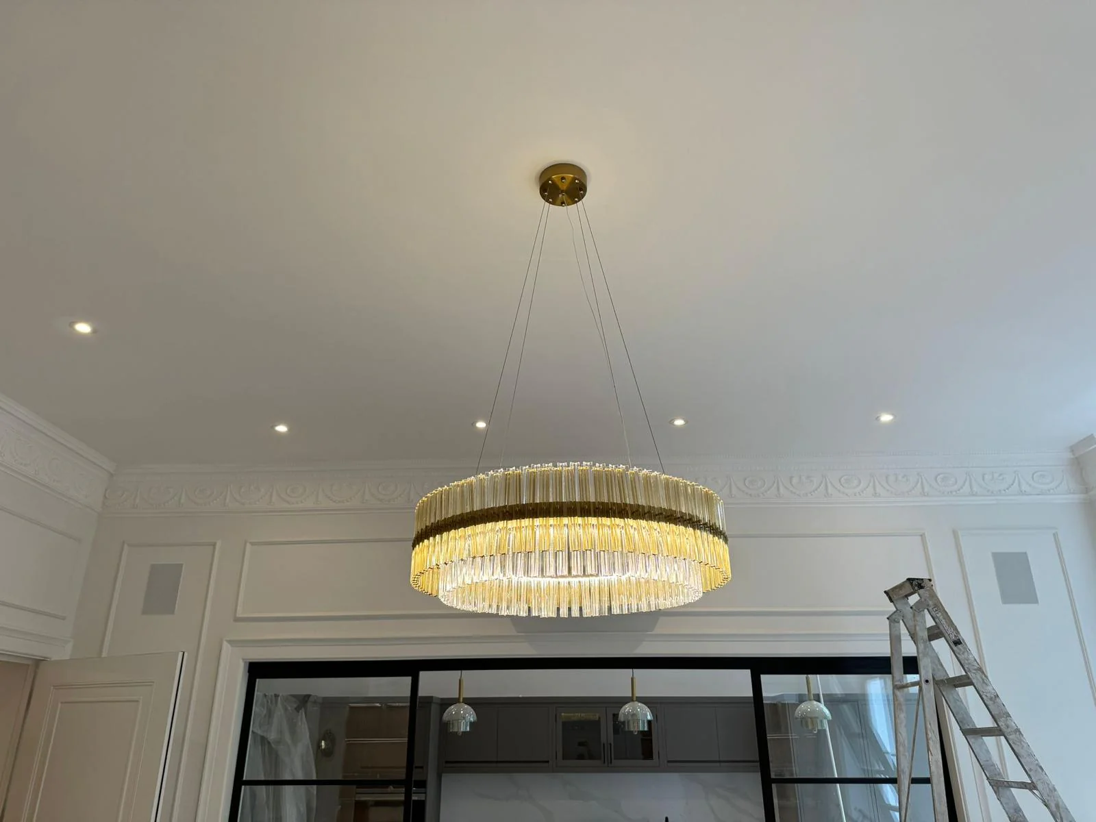 Mia Glass Chandelier - Image 9