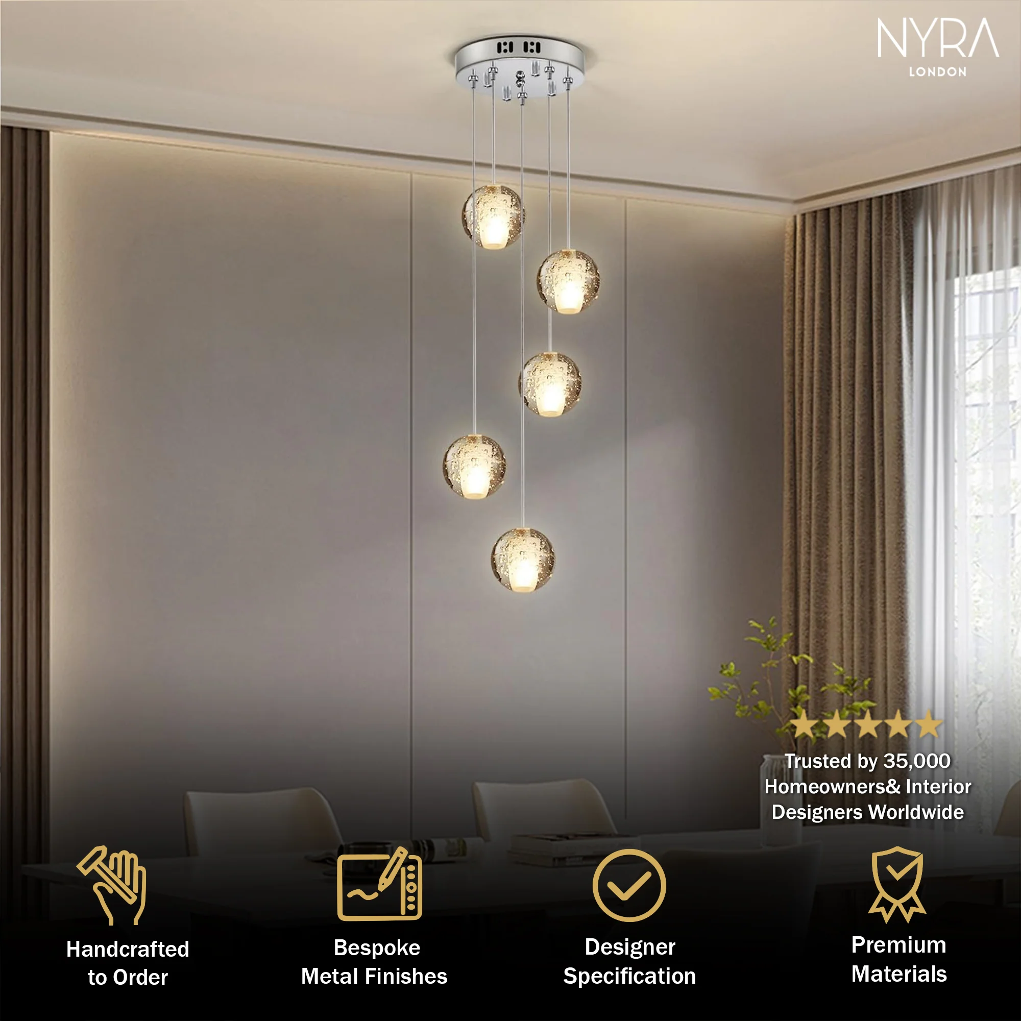 Merida Ball Chandelier - Image 6