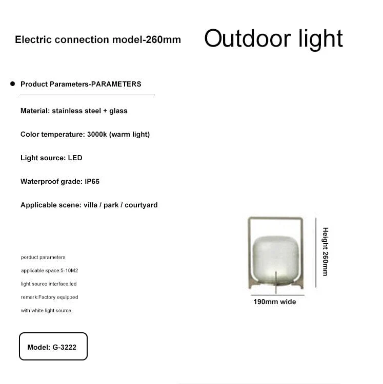 Modern Terrace Garden Outdoor Lights - Image 13