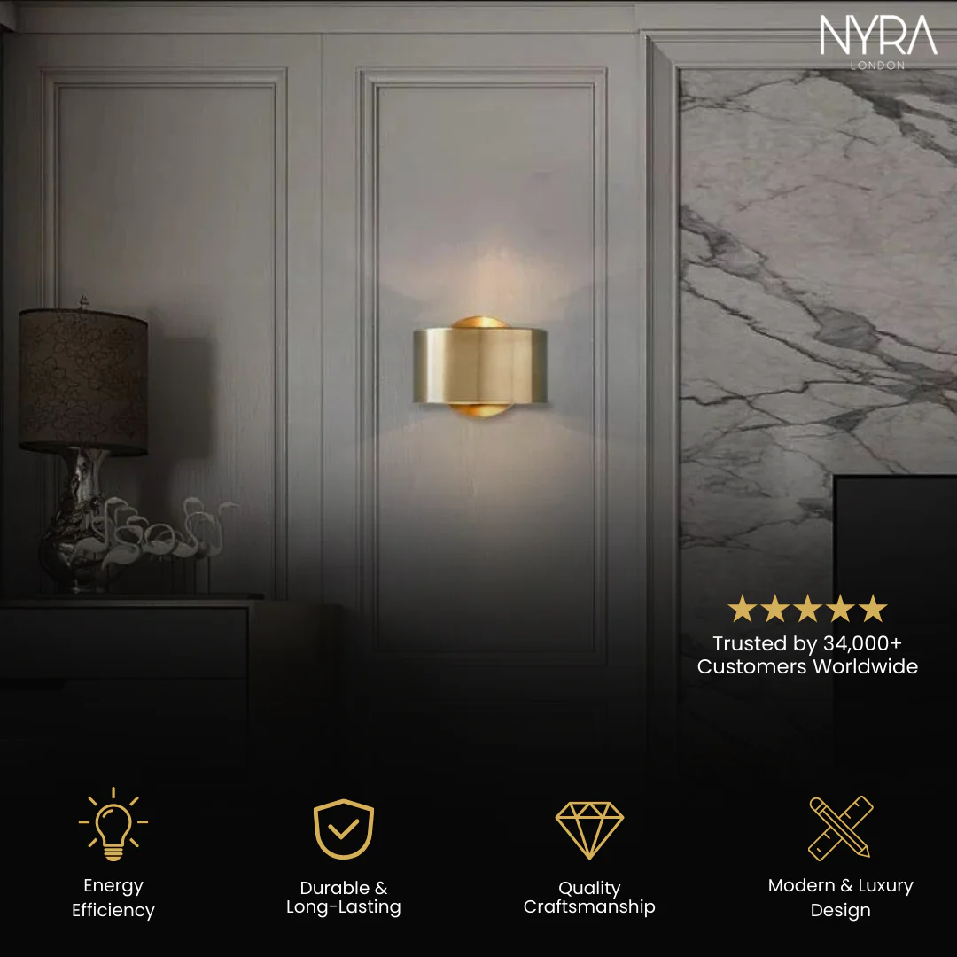 Golden Ring Wall Lamp - Image 4