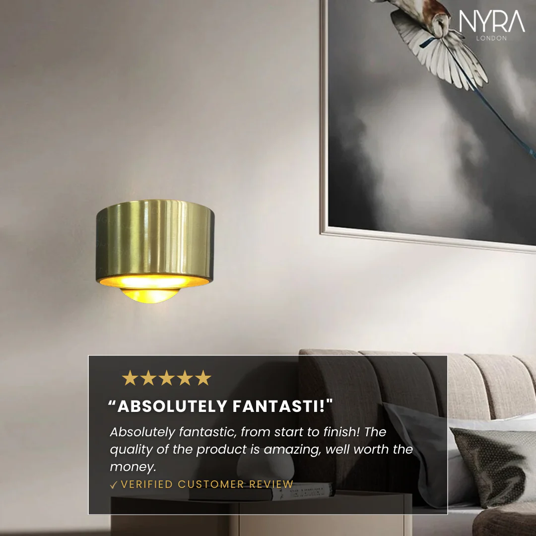 Golden Ring Wall Lamp - Image 6