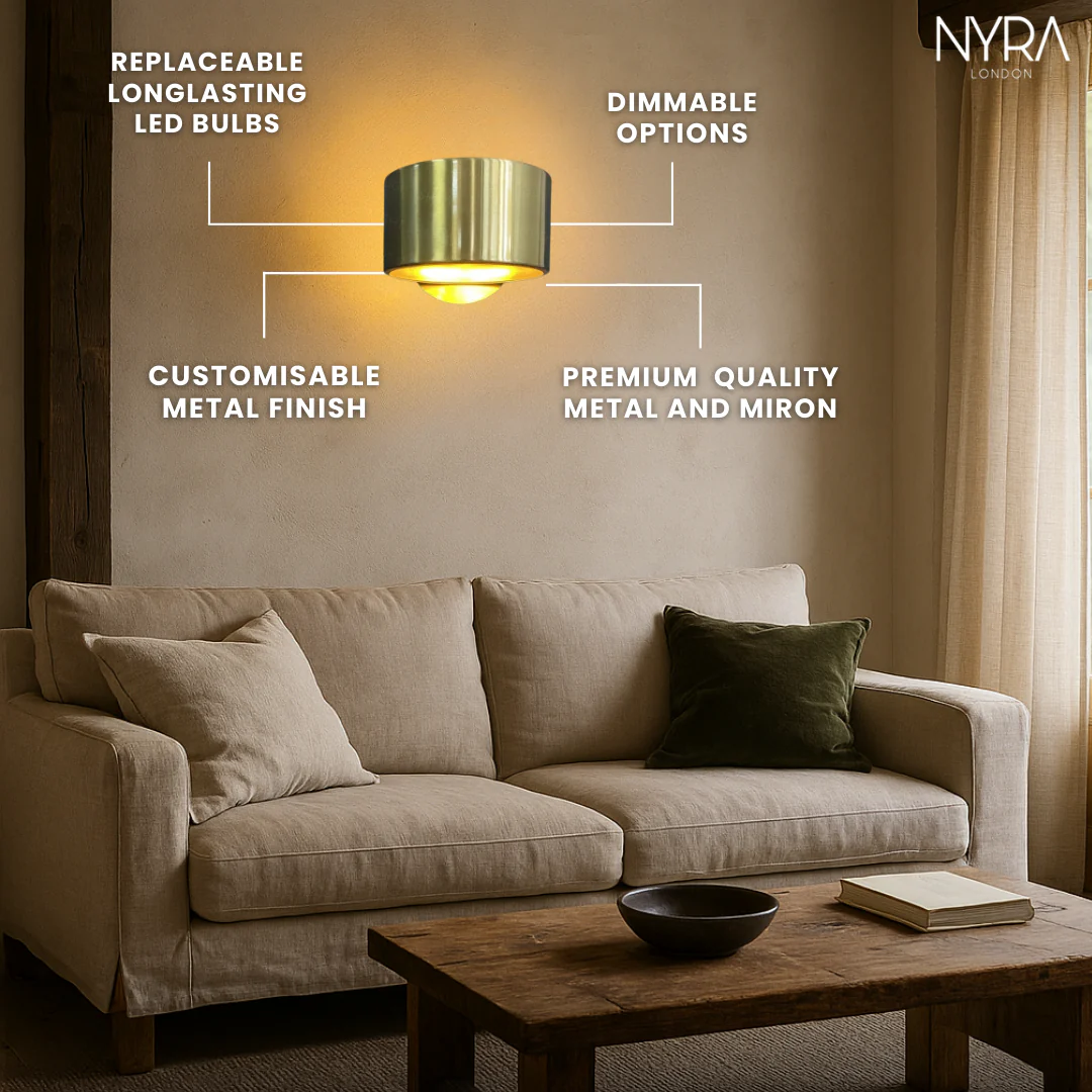 Golden Ring Wall Lamp - Image 8