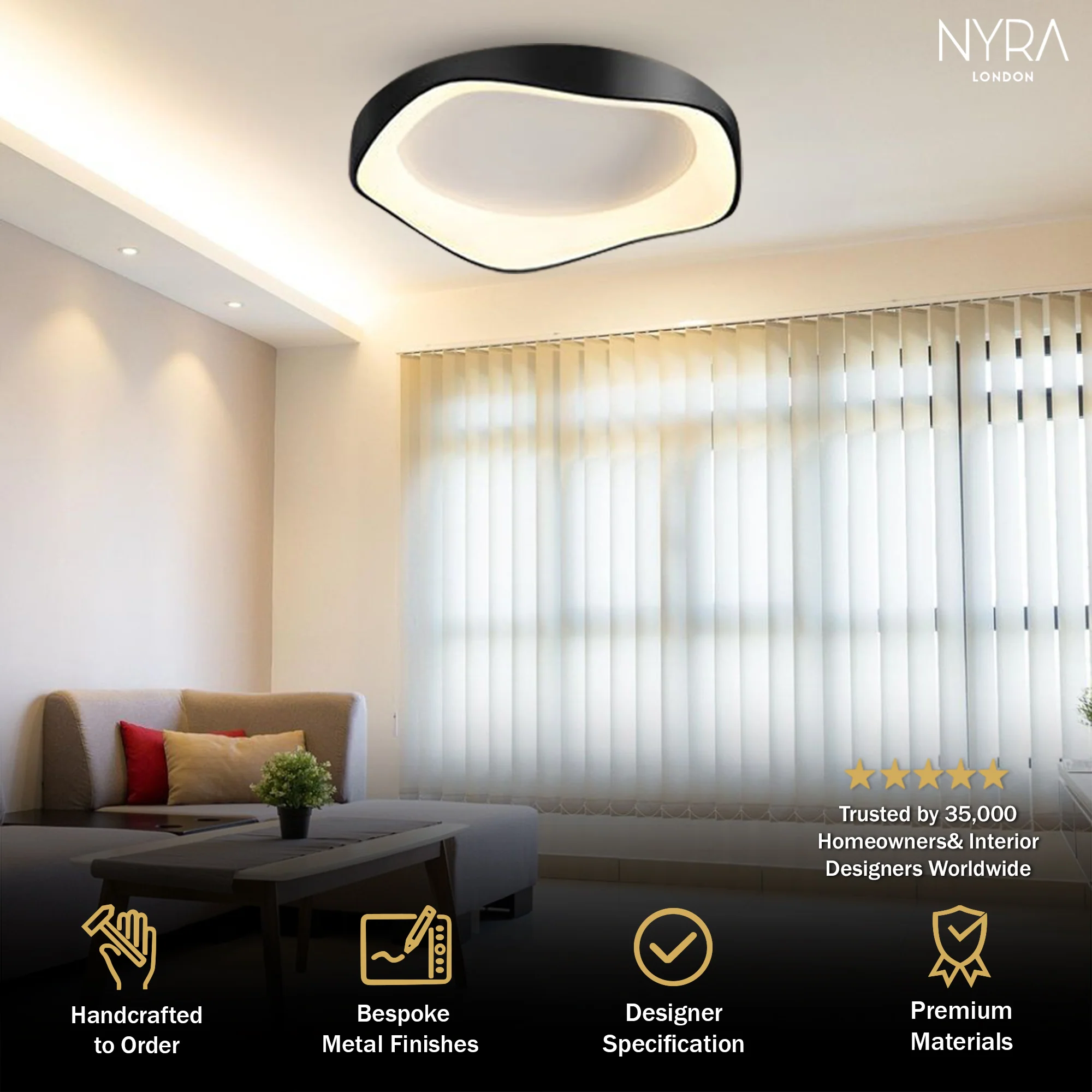 Azeeti Ceiling Wall Lamp - Image 2