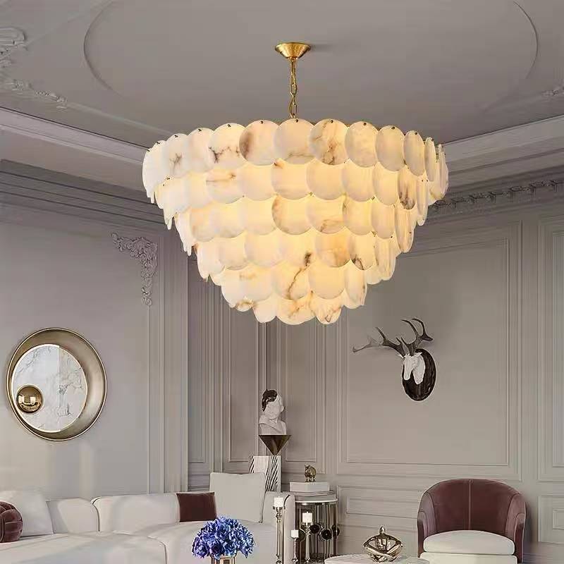 Molly Alabaster Tiered Chandelier - Image 12