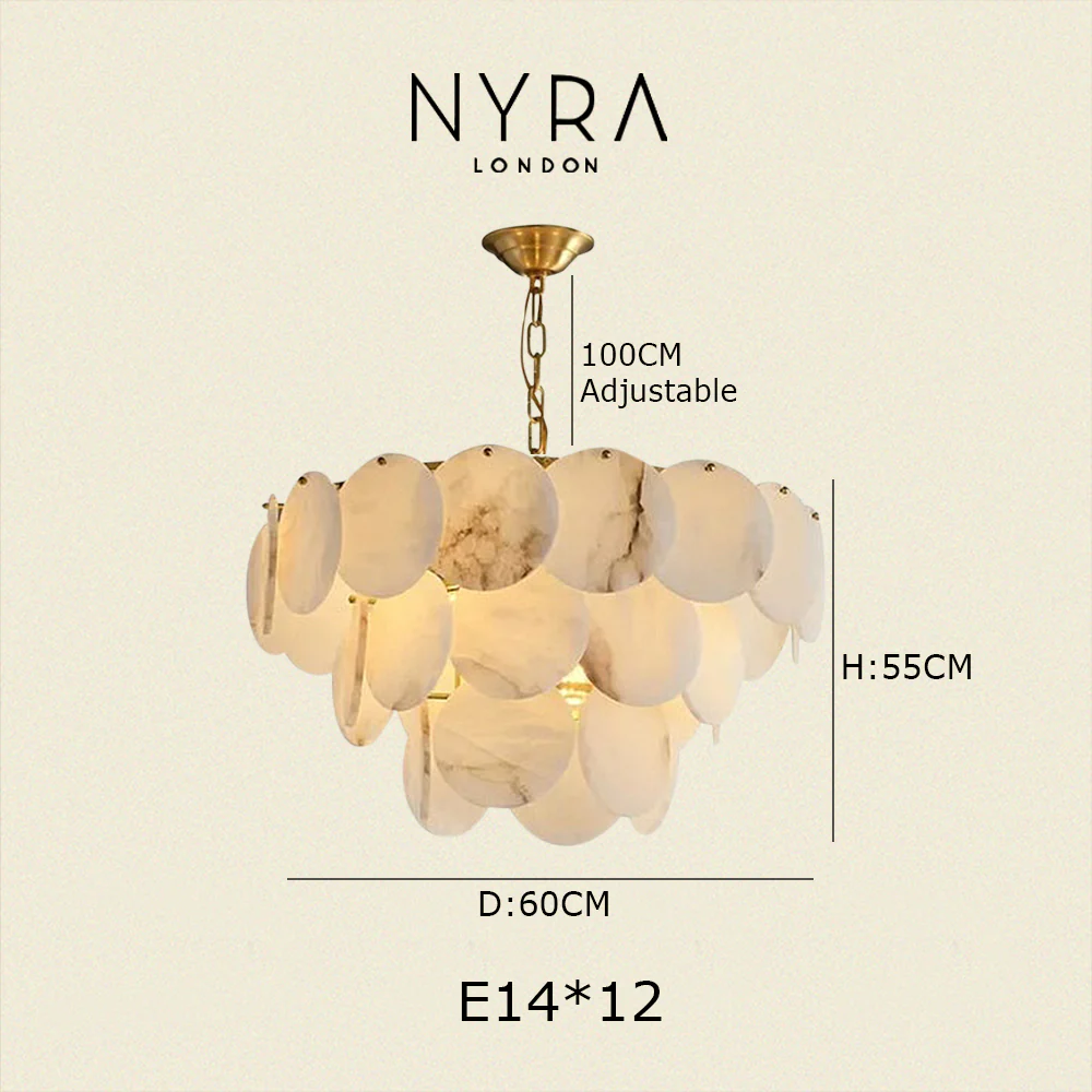 Molly Alabaster Tiered Chandelier - Image 23