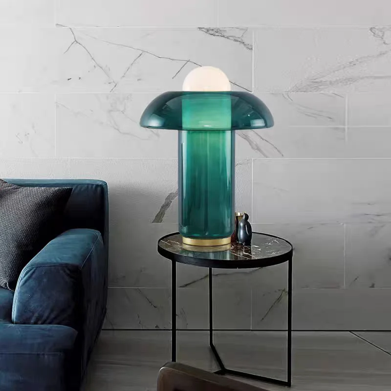 Moon Dome - Glass Table Lamp - Image 5
