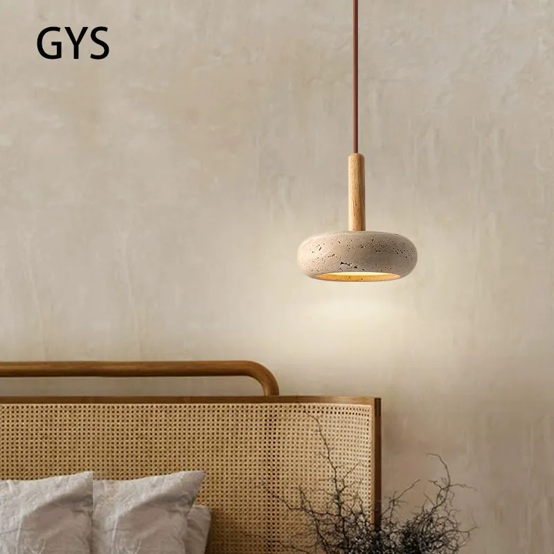 Moorgate Japanese Stone Wood Chandelier - Image 10