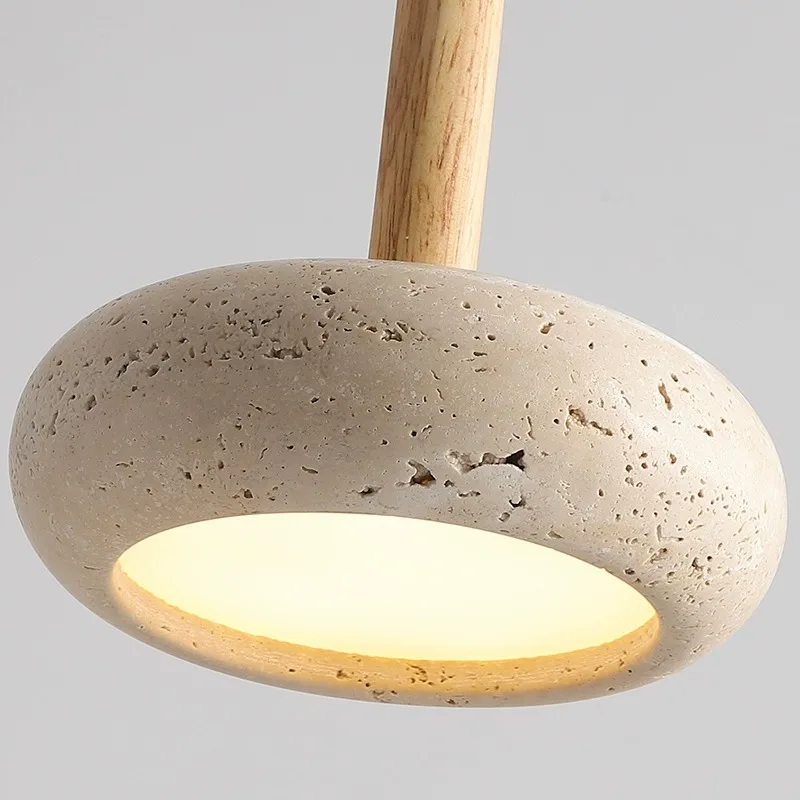 Moorgate Japanese Stone Wood Chandelier - Image 6