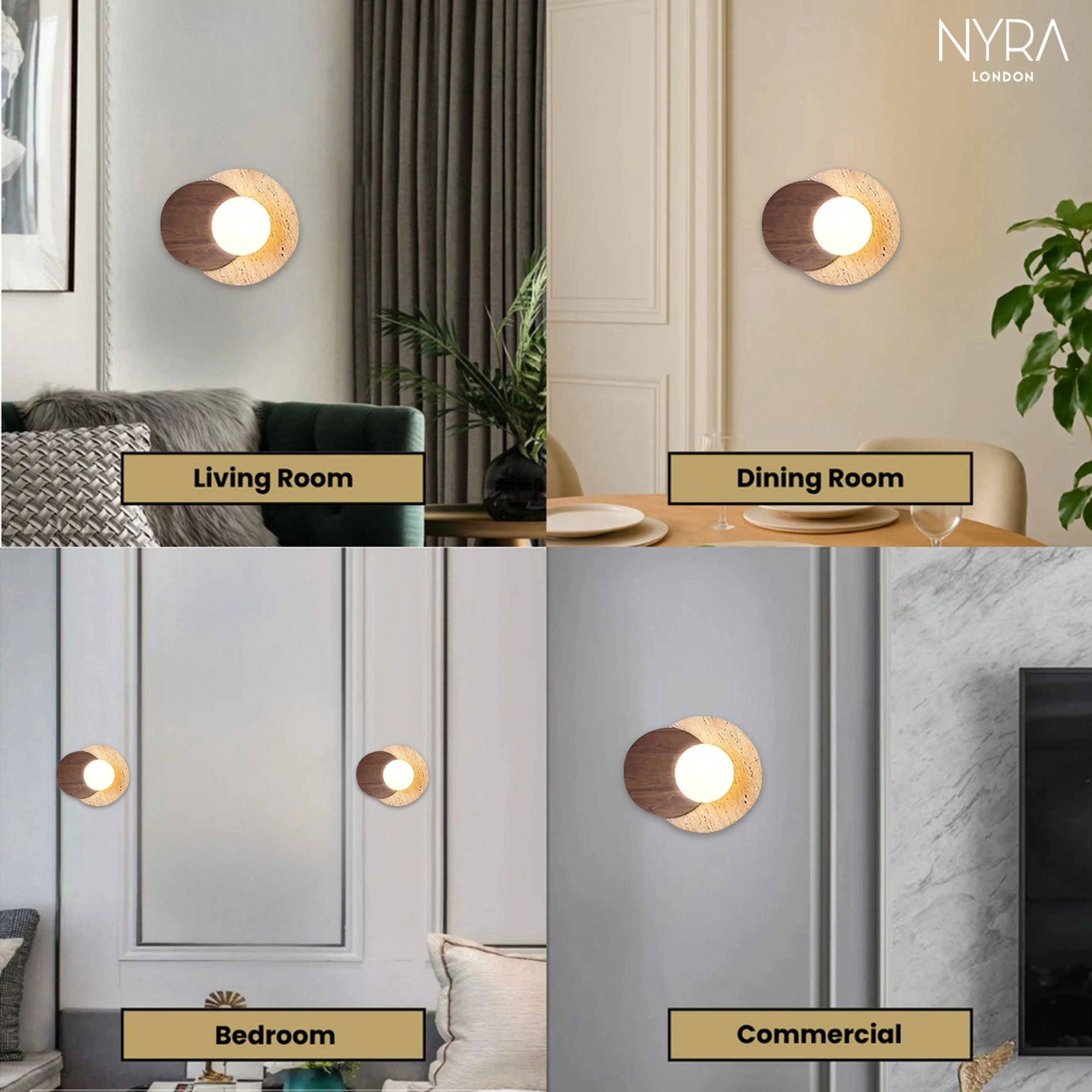 Muru Travertine Stone Wall Light - Image 3