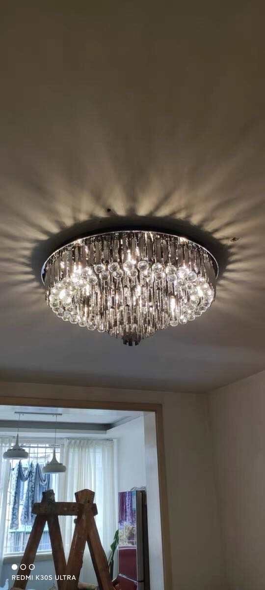 Meridian Black Crystal Chandelier - Image 15