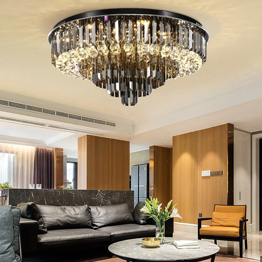 Meridian Black Crystal Chandelier - Image 16