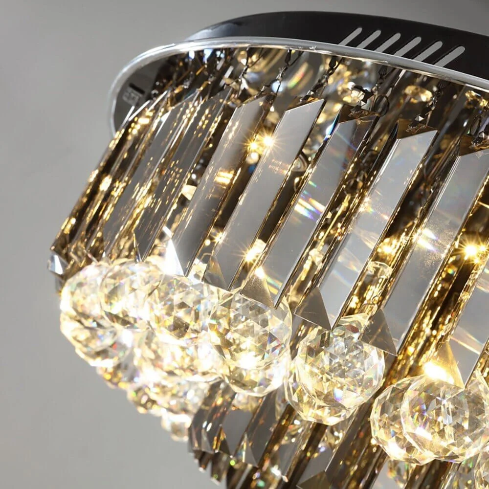 Meridian Black Crystal Chandelier - Image 9