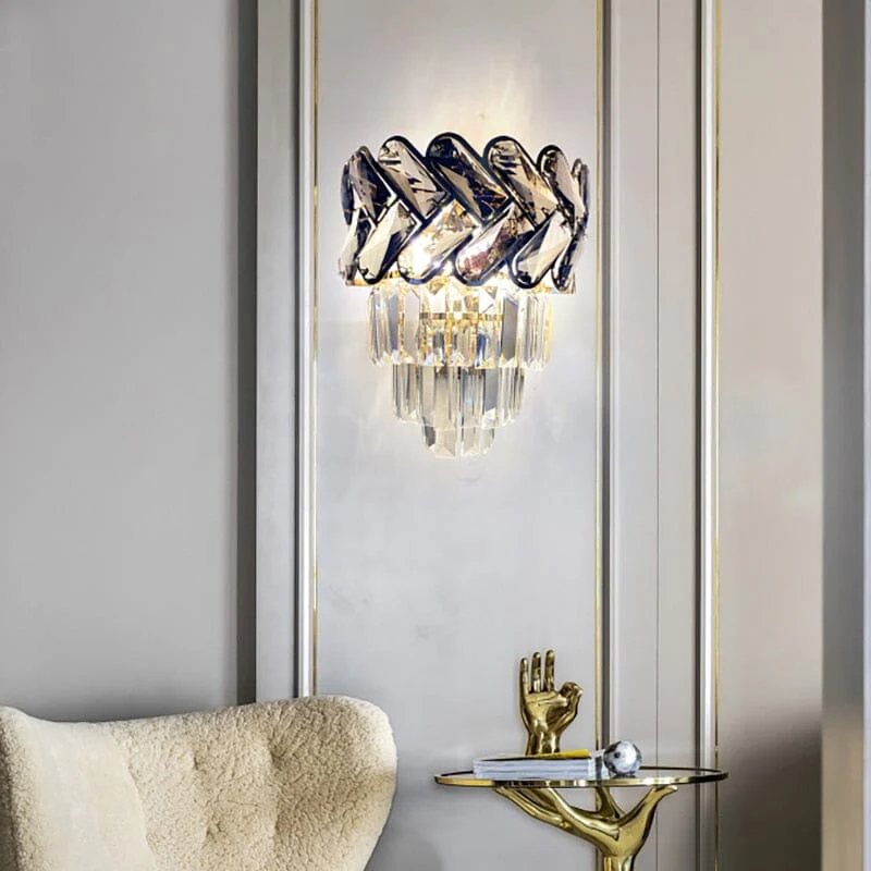 Royal Orchid Crystal Wall Lamp - Image 11