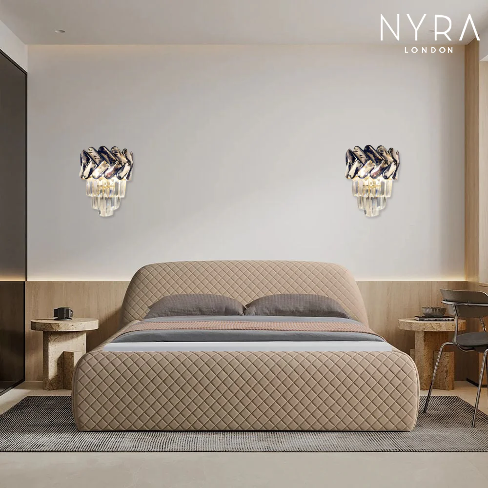 Royal Orchid Crystal Wall Lamp - Image 9