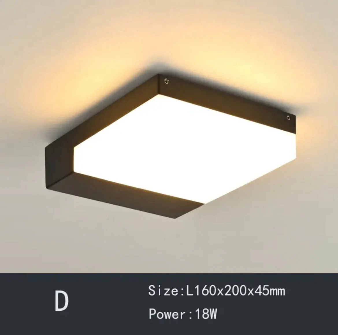 Geometric retro ceiling lights for corridor - Image 12