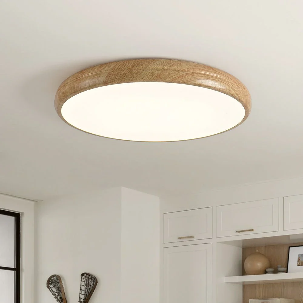 Nimra Wood Grain Ceiling Light - Image 7