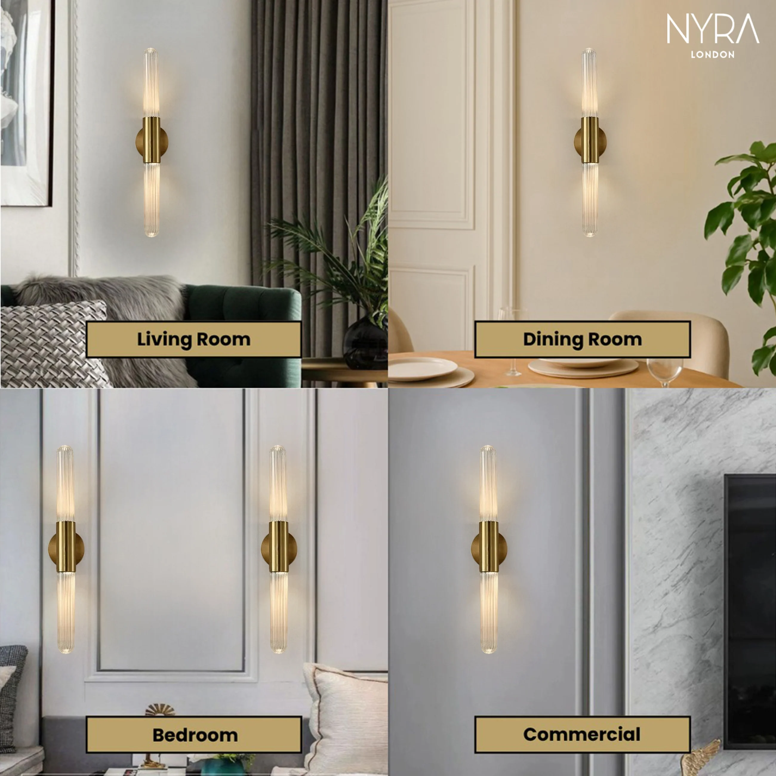 Nisa Glass Pole Lamp - Image 3