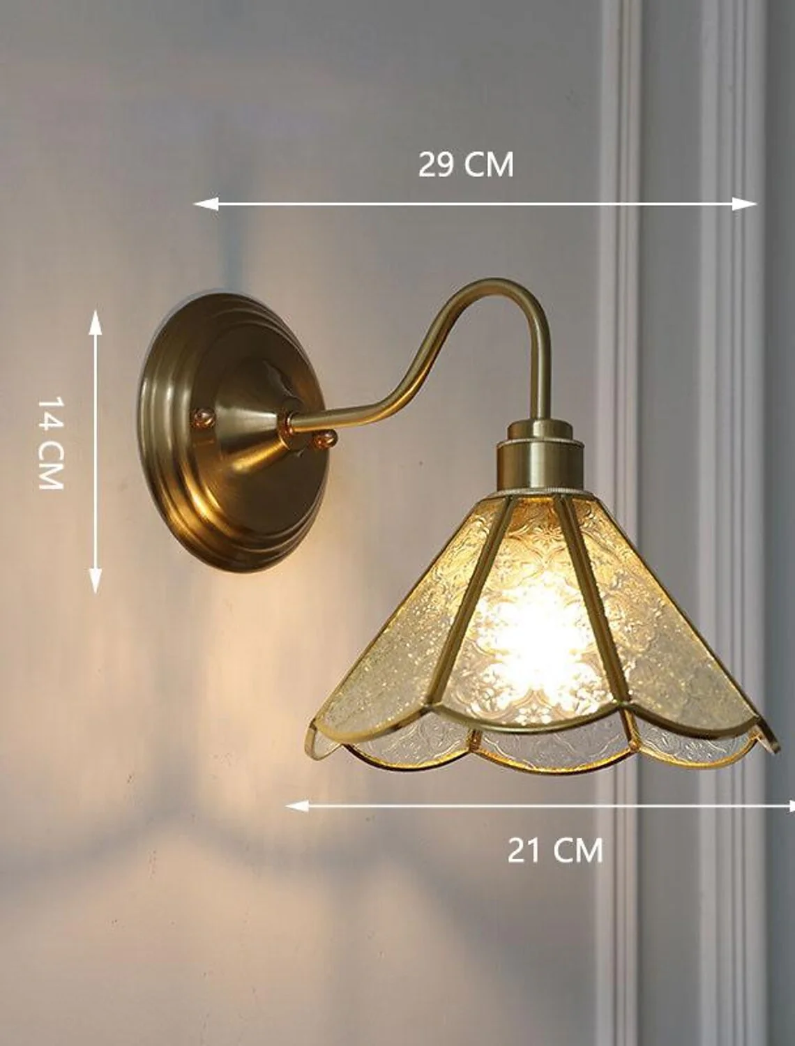 Nordic Brass Wall Sconce - Image 12