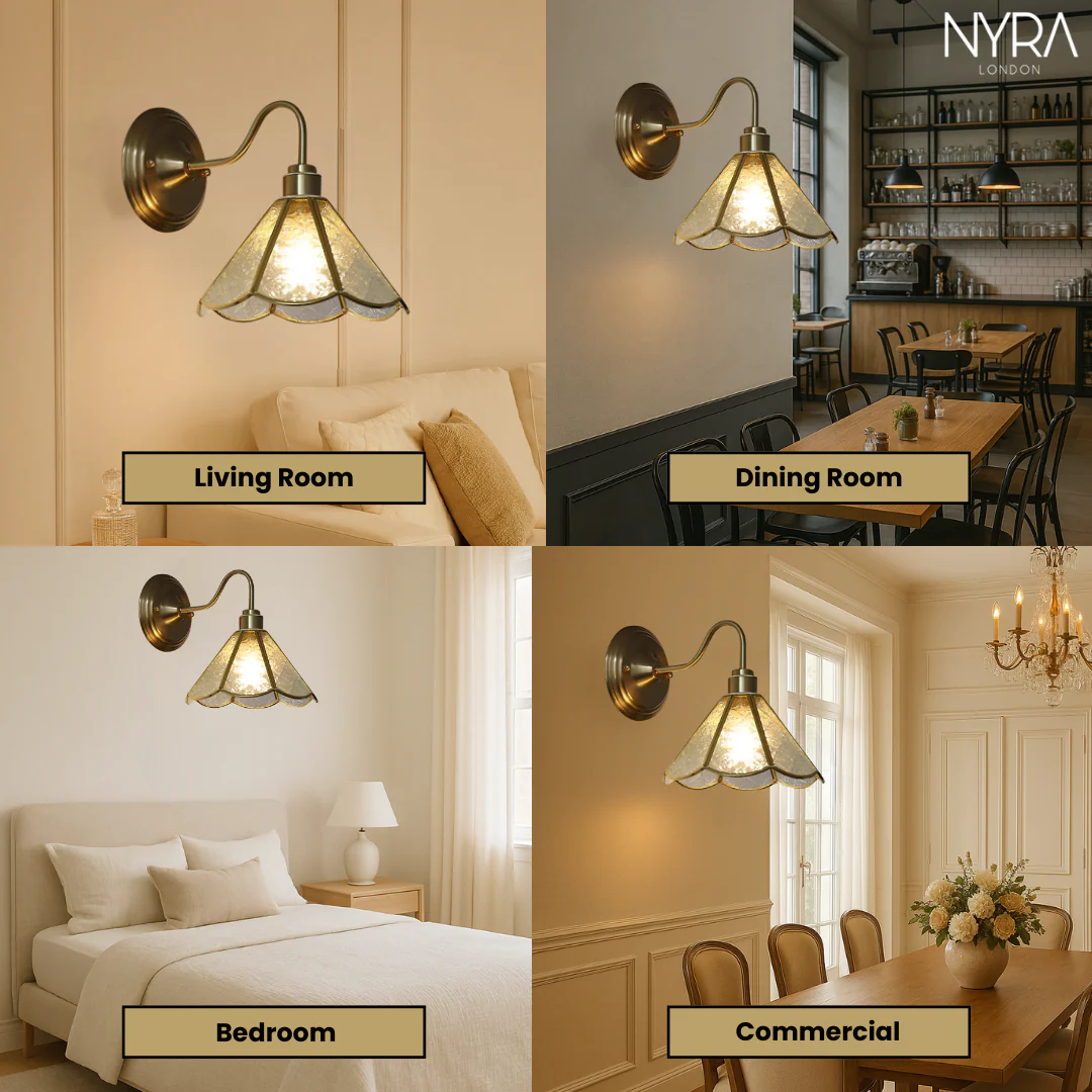 Nordic Brass Wall Sconce - Image 4